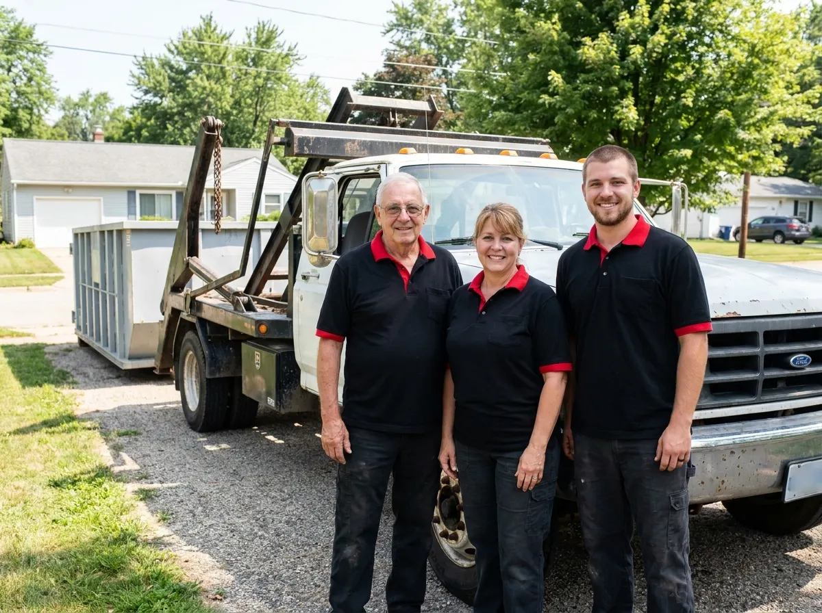 The Drop Zone Dumpster Rental team, dumpster rental in Lansing, MI